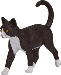 Figurine Mojo chat noir et blanc