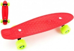 Pennyboard 43 cm with metal trucks, load capacity 60 kg – Red
