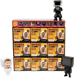 Mysteriefiguren Skibidi Toilet - Display 9 stuks