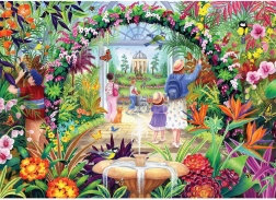 Puzzle Flowers in the Botanical Garden 1000 Pieces GIBSONS