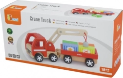 Houten Kraan VIGA met Containers