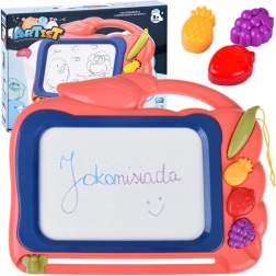 magnetisch tekenbord met znikopis en fruitstempels