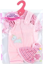 Kleding voor pop 40–45 cm – jurkje van polyester