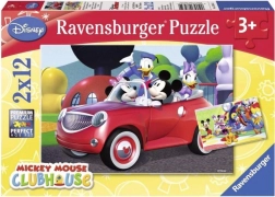 Ravensburger puzzel Mickey Mouse met vrienden 2x12 stukjes