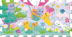 Schuimpuzzel TREFL Speelse kittens, 8 delen, dikte 1,5 cm