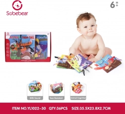 Set van drie sensorische boekjes voor de allerkleinsten