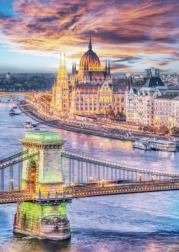 Puzzle DINO Budapest Chain Bridge 1000 pieces