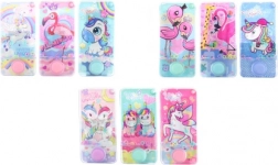 Waterhandspel voor kinderen met eenhoorn- en flamingothema