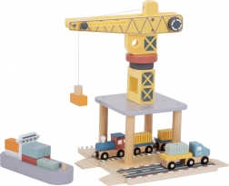 Tooky Toy Set Houten Havenkraan