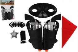 Cowboyset voor kinderen – 2 pistolen met holsters en accessoires (19 cm)