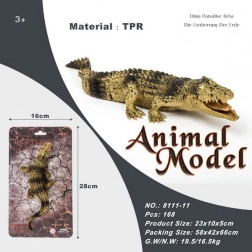 Rubberen krokodil zacht