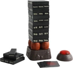 Houten toren met timer Top Bright – zwart