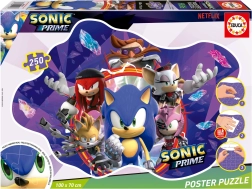 Poster puzzel Sonic Prime 250 stukjes
