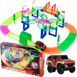 Magic Glow Racing Track with Car