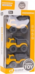 Set van drie constructievoertuigen