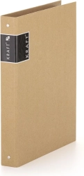 Ordner A4 Kraft Nature 4-rings