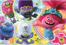Puzzel TREFL Trolls 2: onze muzikale wereld MAXI 24 stukjes