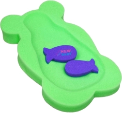 New Baby Basic foam bath support mat bear green
