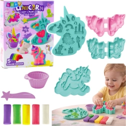 Coffret créatif licorne – pâte à modeler et moules