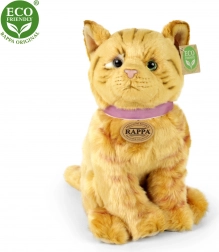 Rappa Plush Cat Brown 25 cm Eco-friendly