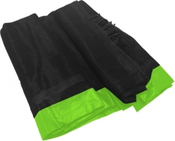 Beschermnet SKYRAMIZ voor tuintrampoline 305 cm, 6 tunnels – Groen