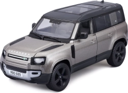 Land Rover Defender 110 zilveren model Bburago 1:24