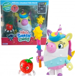 Pinata Smashlings Luna unicorn with pinata and 2 figures