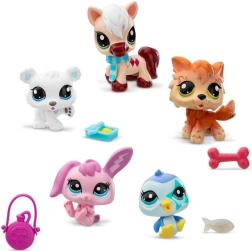 Hasbro Littlest Pet Shop winterset dieren 5 stuks