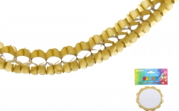 Gold paper garland 3.6 m