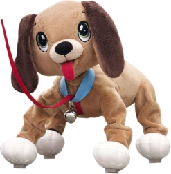 Floppy Boggie Puppy on a Leash – Bouncy Plush Dog for Kids