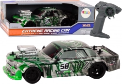 RC auto 1:16 met 2,4G, rubberen wielen voor drift – groen