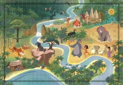 Puzzel Clementoni Story Maps: Jungleboek (1000 stukjes)