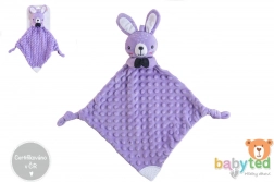 Sleepy Bunny comforter with teether and rattle 25 × 25 cm