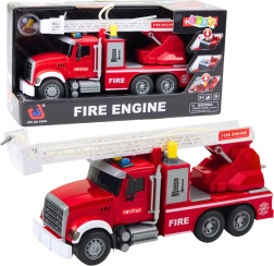 Fire Truck with Extendable Ladder, Water Pump, Lights and Sounds 1:14