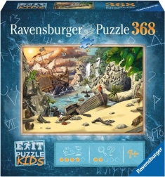 Ravensburger EXIT Puzzle Kids piratenavontuur 368 stukjes