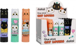 Display met 24 lijmpunt-stiften - Kat