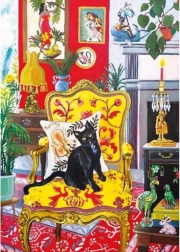 Puzzle Empreintes de chat 1000 pièces