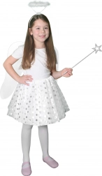 Children's Angel Costume with Tutu Skirt