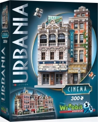 WREBBIT 3D-puzzel Urbania: bioscoop, 300 stukjes