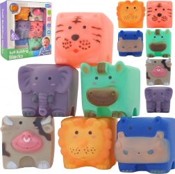 Woopie Sensory and Motor Skills Blocks - Animals, 6 pieces