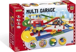 Garageparkeerplaats met viaduct