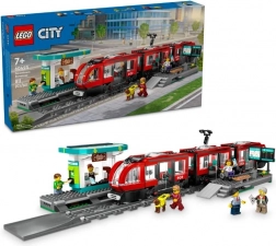 LEGO® City 60423 Tram en halte in het stadscentrum