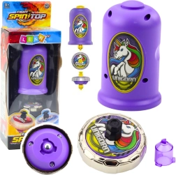 Set met schiettol Eenhoorn paars