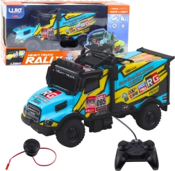 Groene RC vrachtwagen met afstandsbediening en claxon