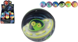 Stuiterende foam bal met ruimte-thema 6 cm