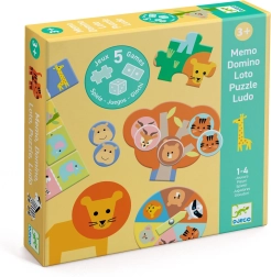 Djeco set of 5 games – animals of the savannah