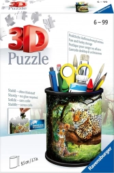 RAVENSBURGER 3D Puzzle Pencil Holder – Leopards
