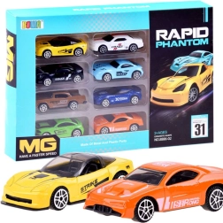Set of 8 Metal Mini Cars – Racing Cars for Kids