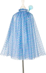 Souza kids costume mermaid Marlya – cape with headband and wand (3–4 years)