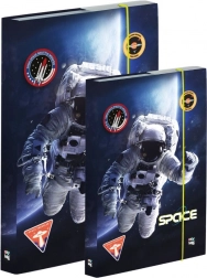 Set opbergboxen voor schriften A4 en A5 met ruimtethema